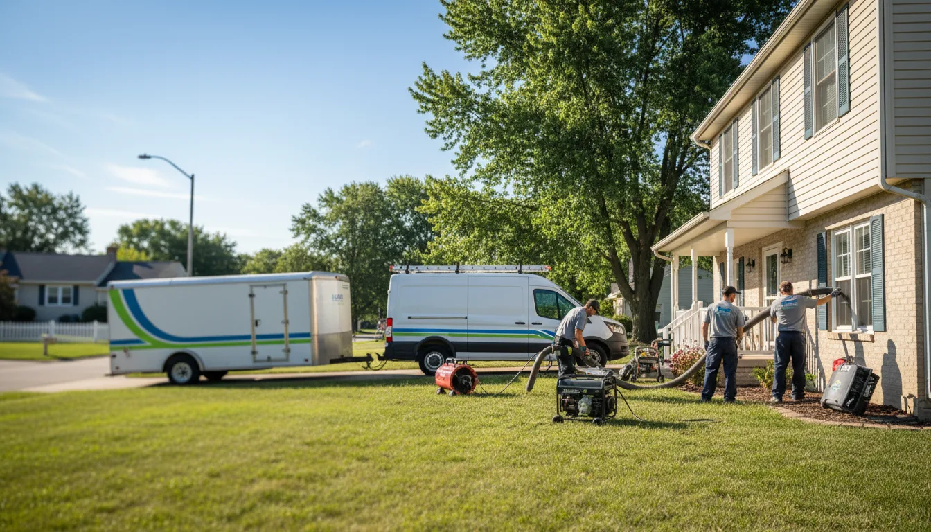 Flooded Basement Restoration And Cleanup With Repair in Hayti, MO near me